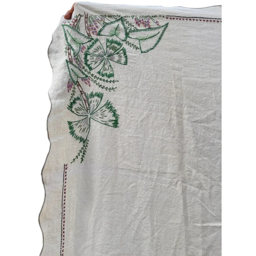 Handmade vintage embroidered